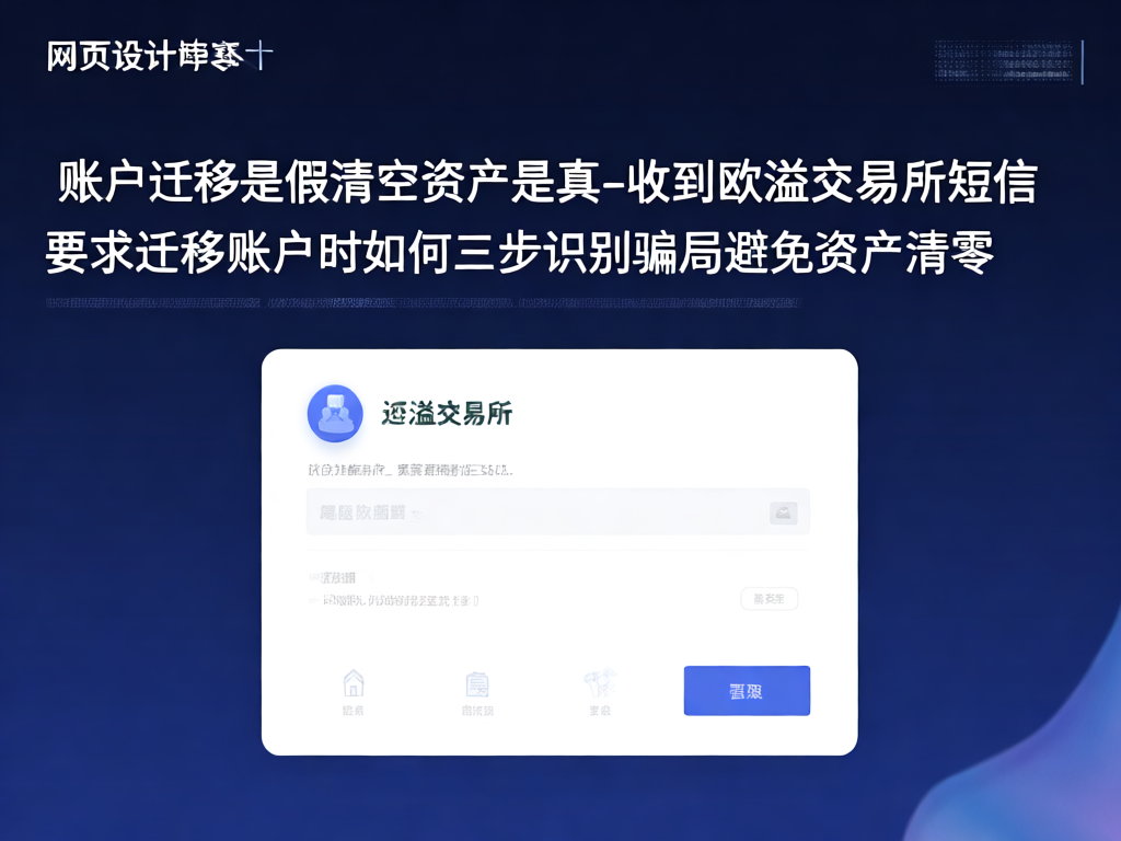 欧溢交易所账户迁移诈骗示例图片